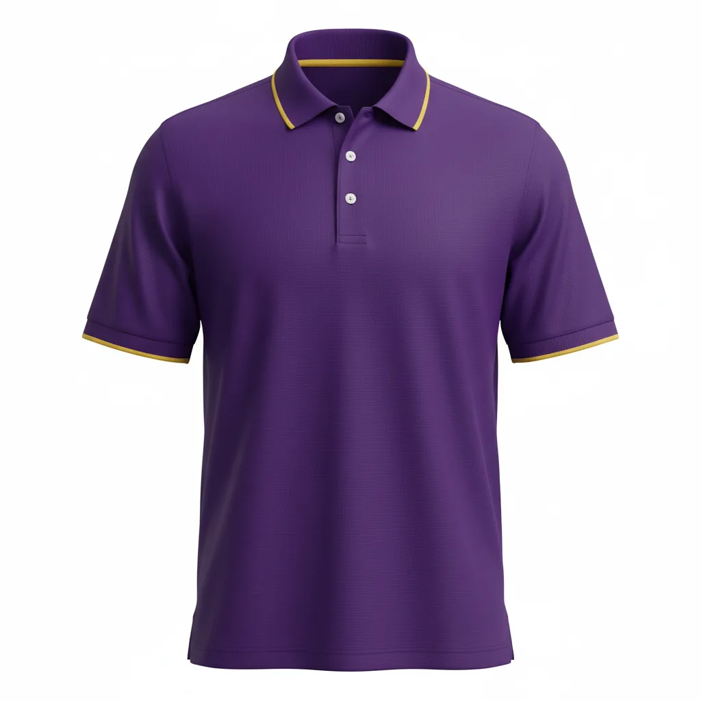 Front view of custom baseball coaches polo in moisture-wicking polyester piqué with tipped collar, 3-button placket, and embroidered team logo from Empire Five Athletics