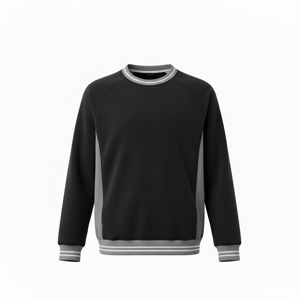 Front view of custom baseball fleece pullover in anti-pill polyester micro-fleece with a quarter-zip neck, stand collar, and sublimated team colorway from Empire Five Athletics