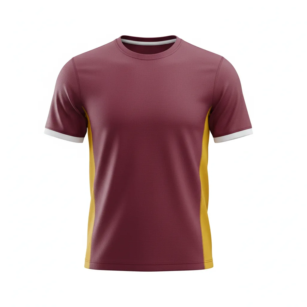 Front view of custom baseball performance tee in 150 GSM performance polyester with a relaxed short-sleeve fit and sublimated team design from Empire Five Athletics