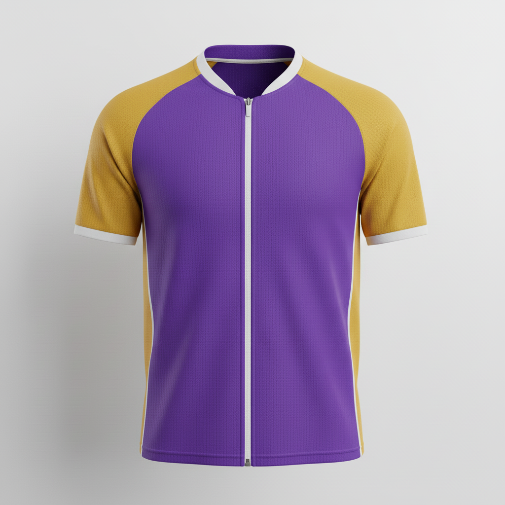 Front view of custom basketball warm-up set showing the matching full-zip jacket in 280 GSM polyester tricot. Empire Five Athletics