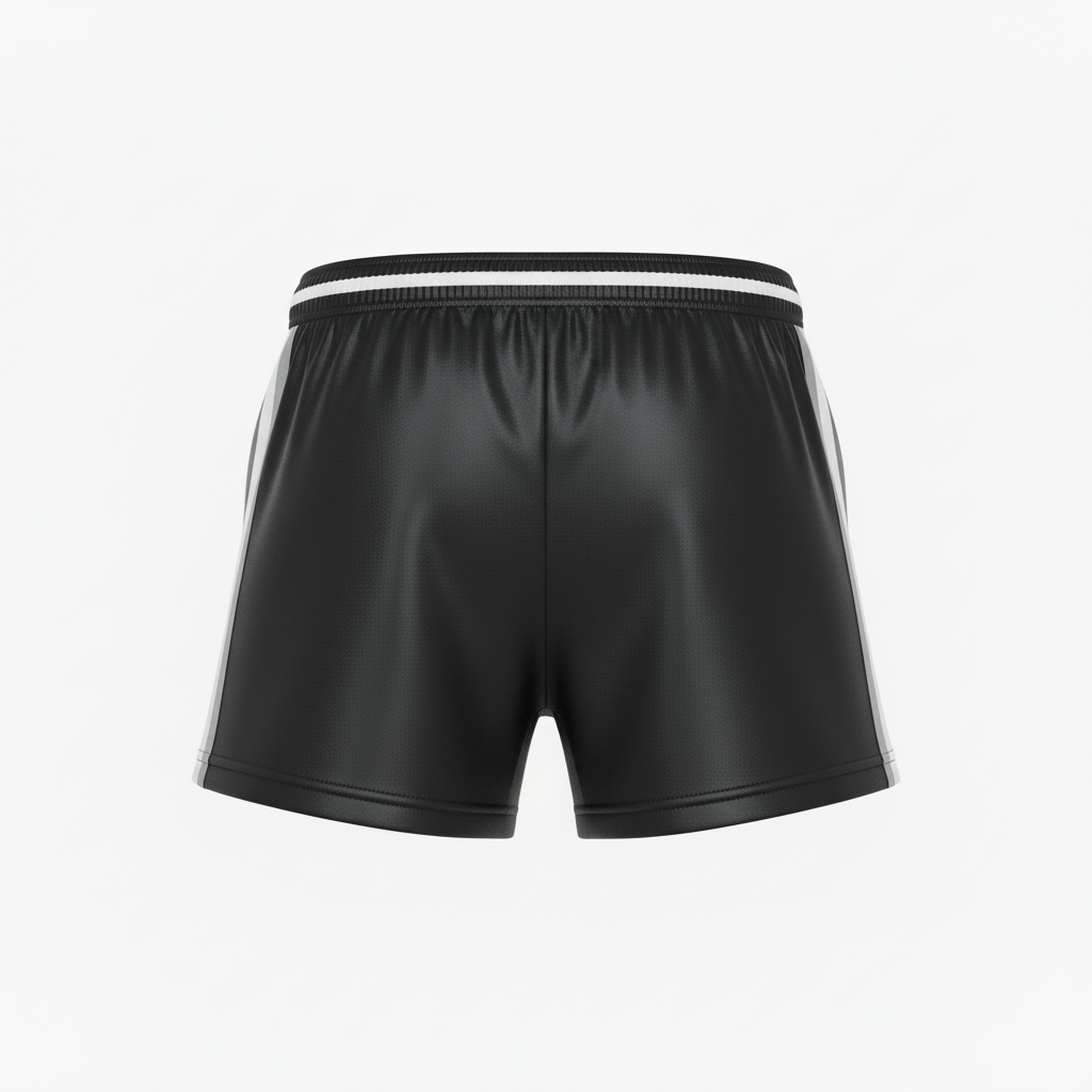 Back view of custom cheer boy cut briefs showing the boy-cut coverage