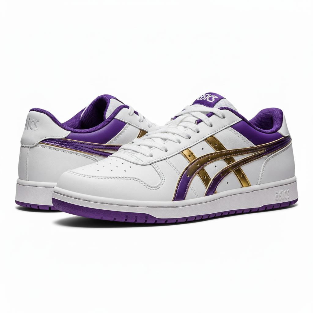 Side view of custom cheer shoes showing the low-profile grip and upper