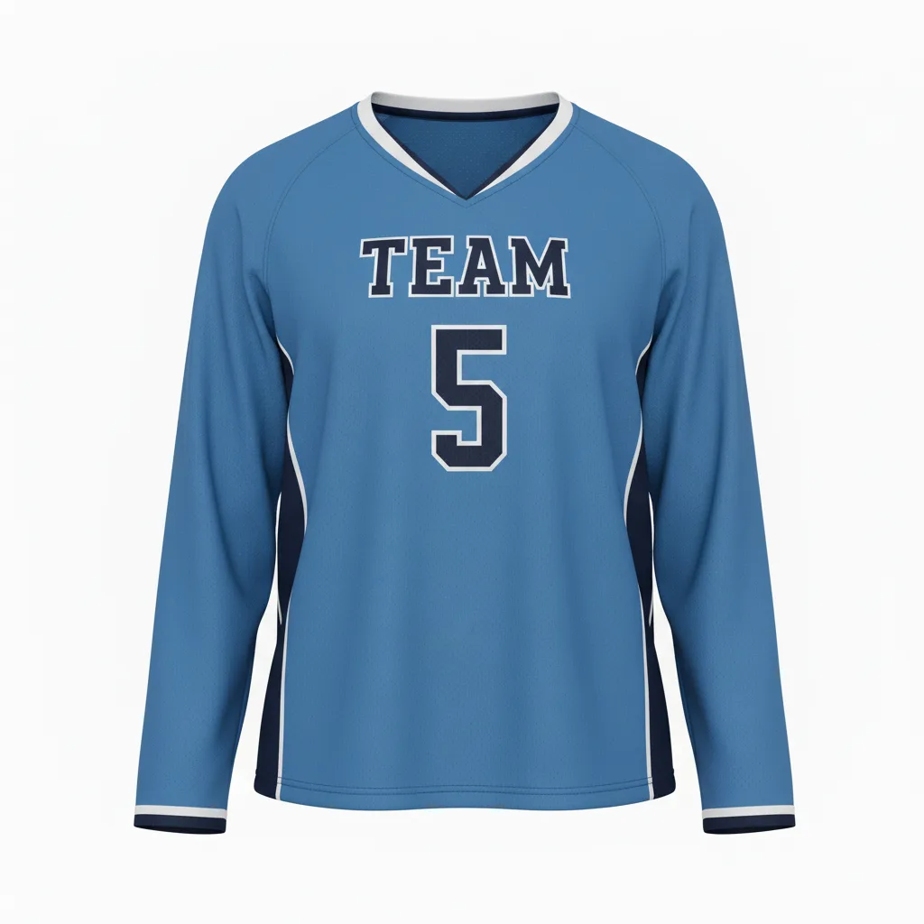 Front view of custom women's lacrosse jersey in 180 GSM performance polyester on a women's-contoured pattern with a sublimated team design from Empire Five Athletics