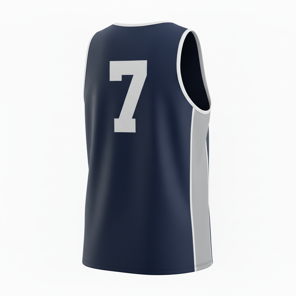 Back view of custom womens racing singlet showing the racerback cut and sublimated athlete name