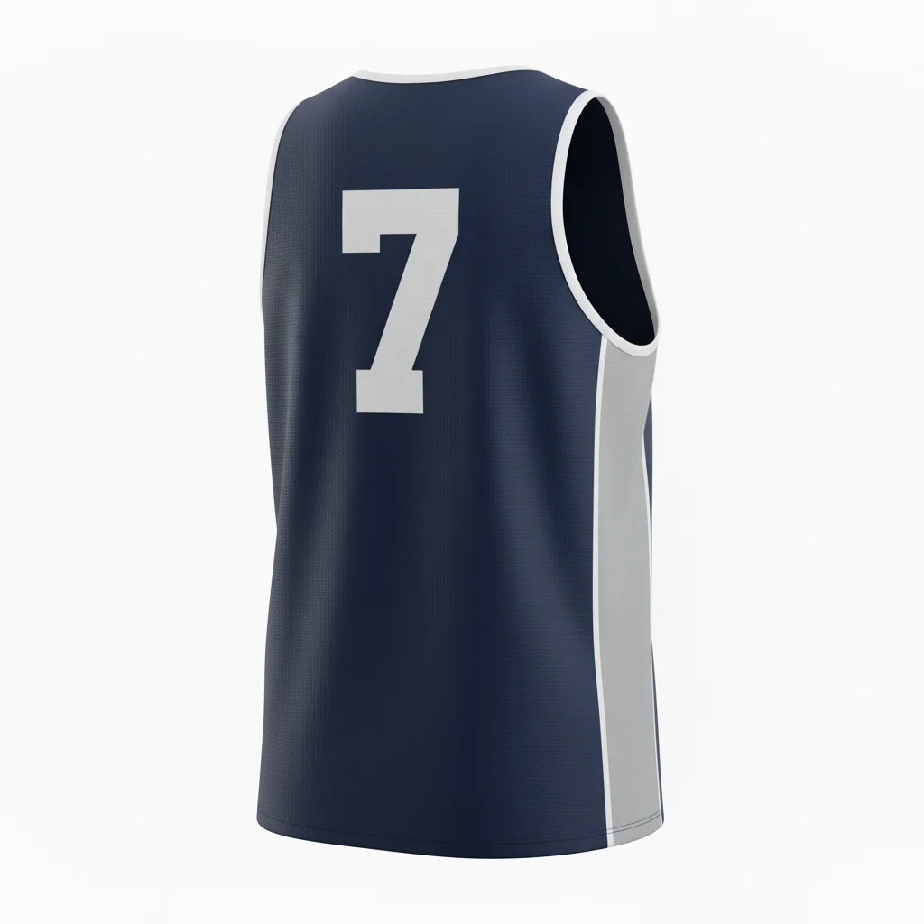 Back view of custom womens racing singlet showing the racerback cut and sublimated athlete name