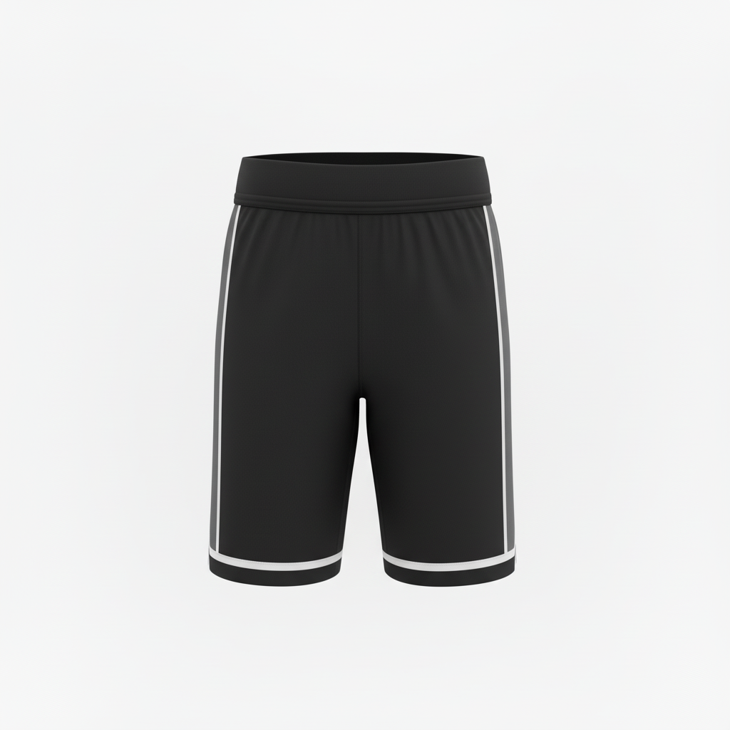 Front view of custom volleyball capri leggings in 240 GSM poly-spandex with a high-rise waistband and sublimated team colors from Empire Five Athletics