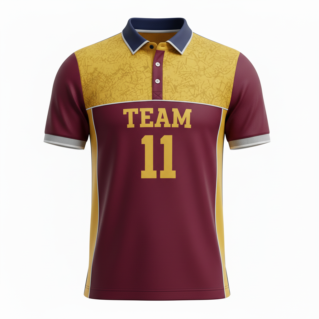 Henley Collar Jersey