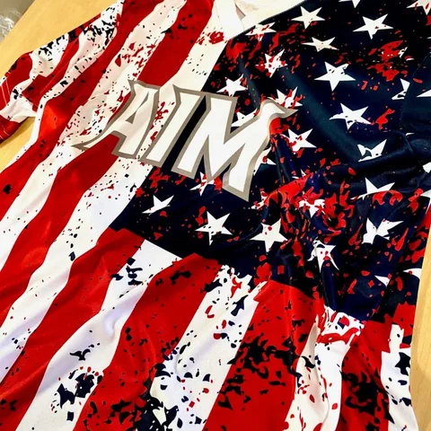 Dye sublimation example on a garment