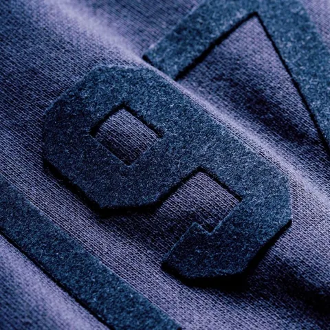 Flock example on a garment