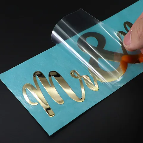 Heat-transfer stickers example on a garment