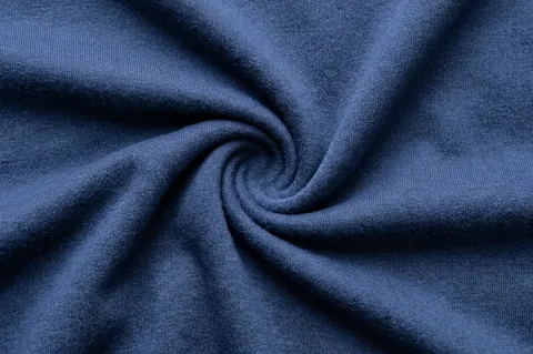 Brushed fleece fabric close-up