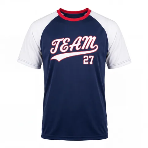 Raglan Baseball Shirts BS-011, front view