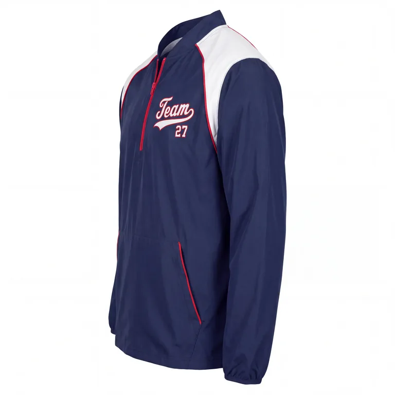 Baseball Pullover Windbreakers BS-020, left view