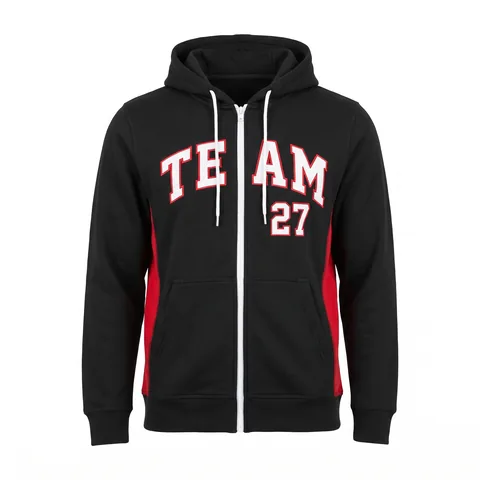 Basketball Full Zip Hoodies BB-013, front view