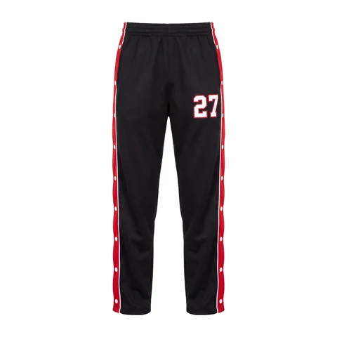 Basketball Tear Away Pants BB-015, front view