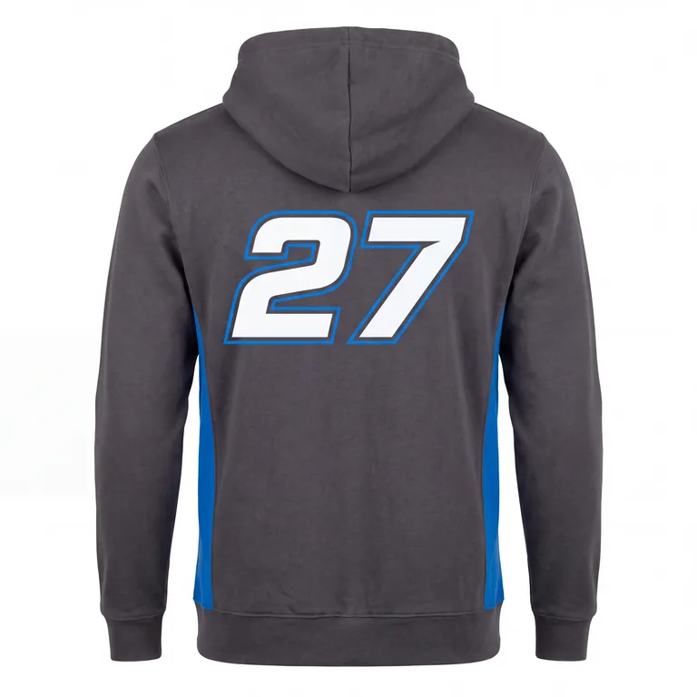 Full-Zip Esports Hoodies ES-011, back view