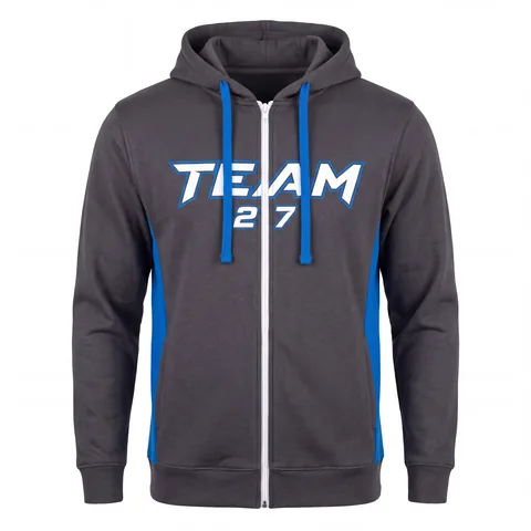 Full-Zip Esports Hoodies ES-011, front view