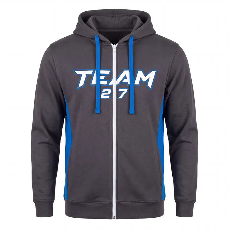 Full-Zip Esports Hoodies ES-011, front view