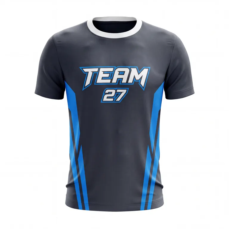 Crew-Neck Esports Jerseys ES-001, front view