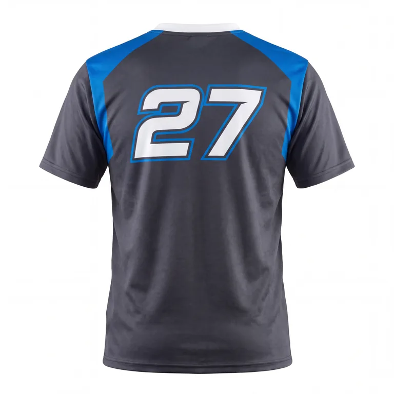 Esports V-Neck Gaming Jerseys ES-002, back view