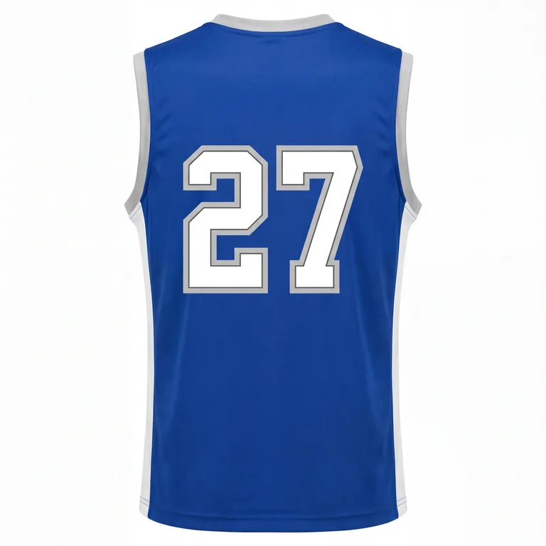 Sleeveless Flag Football Jerseys FF-003, back view