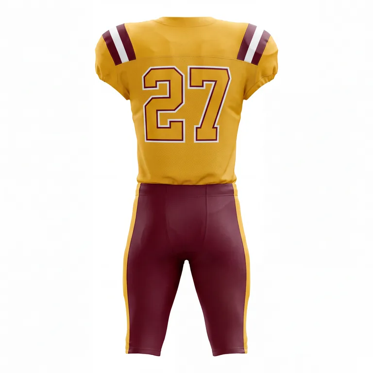 Alternate Football Uniforms FB-003, back view