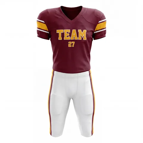 Football Uniform Sets FB-004, front view