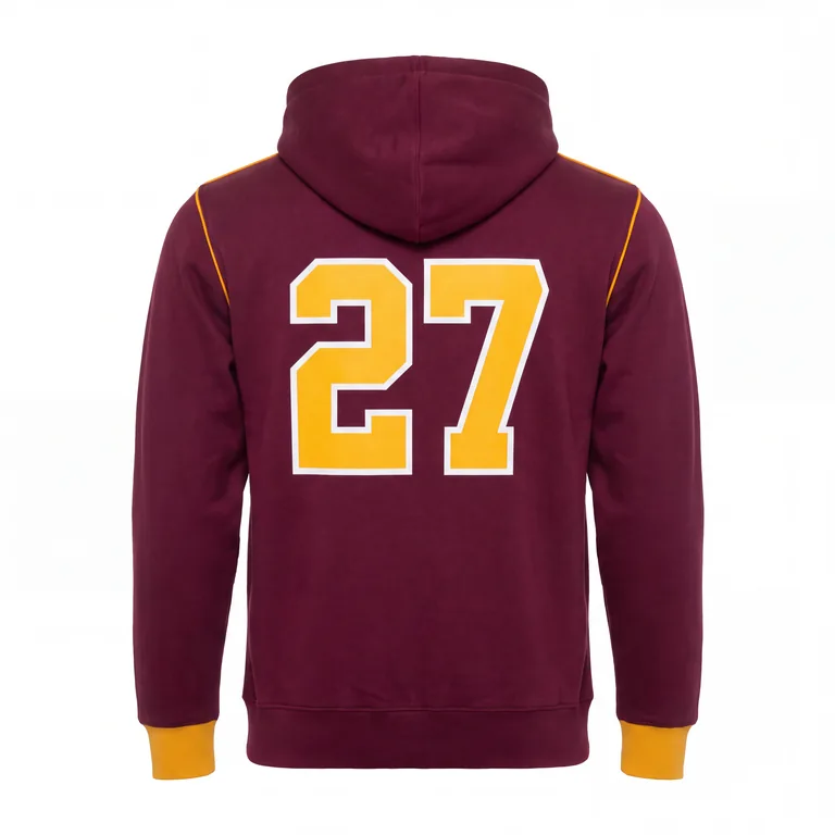 Football Hoodies FB-010, back view