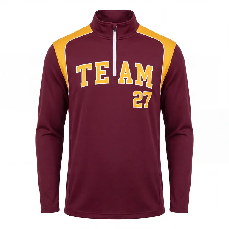 Football Quarter-Zips FB-012, front view