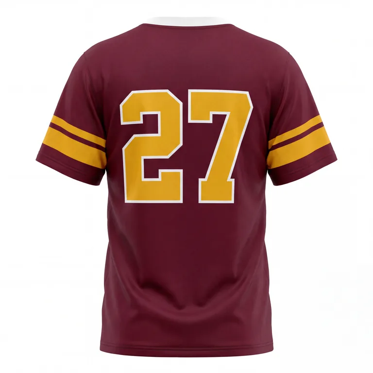 Football Fan Jerseys FB-006, back view