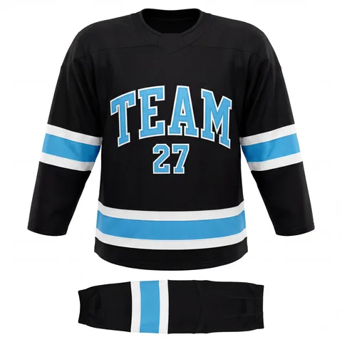 Ice hockey Home Hockey Uniform Set IH-003, front view