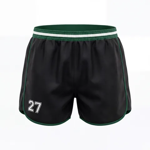 Striped Rugby Shorts RG-010, front view