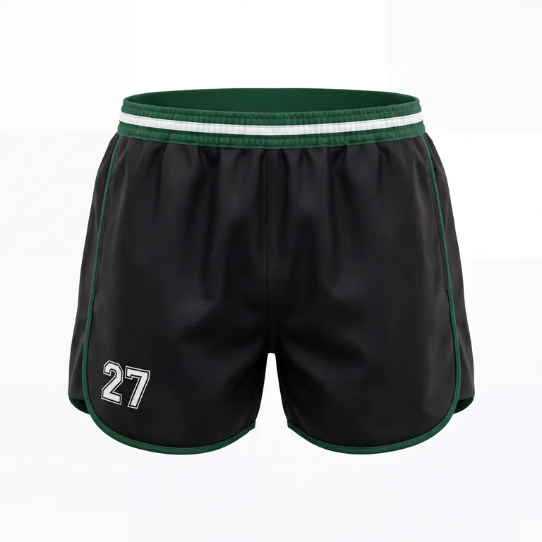 Striped Rugby Shorts RG-010, front view