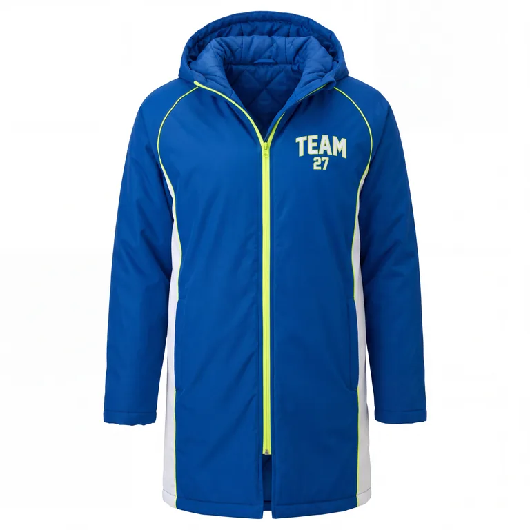 Soccer Bench Coats SC-023, front view
