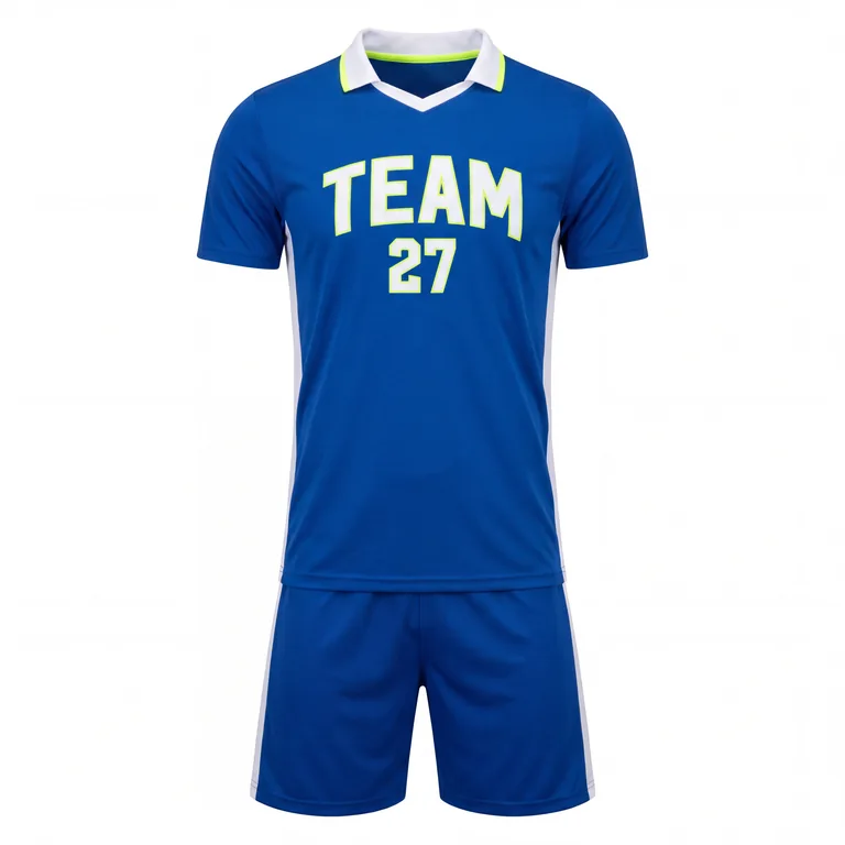 Collared Soccer Uniforms SC-002, front view