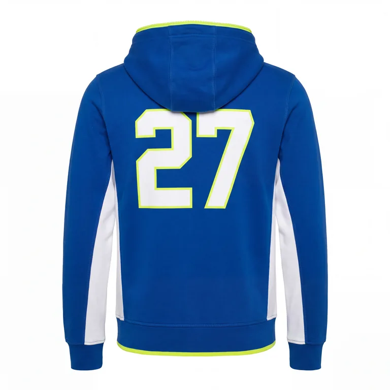 Soccer Full-Zip Hoodies SC-020, back view