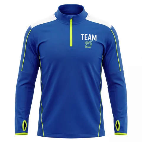 Soccer Training Quarter-Zips SC-016, front view
