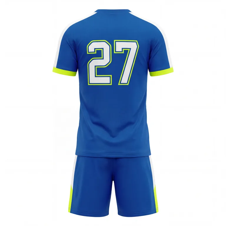 Team Soccer Uniform Sets SC-001, back view