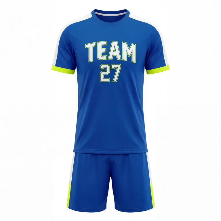 Team Soccer Uniform Sets SC-001, front view