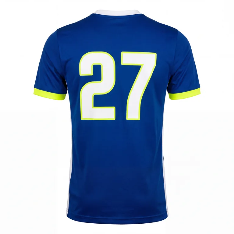 V-Neck Soccer Jerseys SC-006, back view