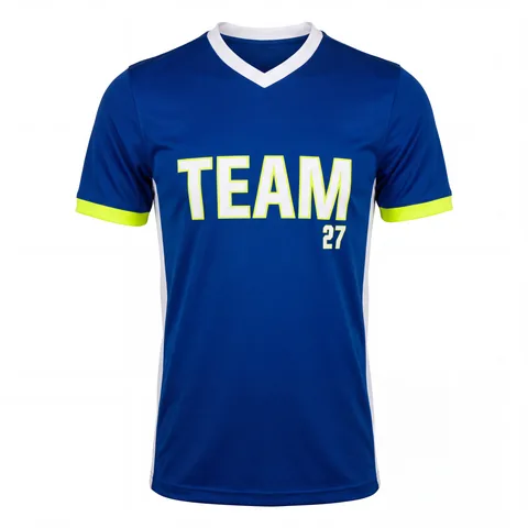 V-Neck Soccer Jerseys SC-006, front view