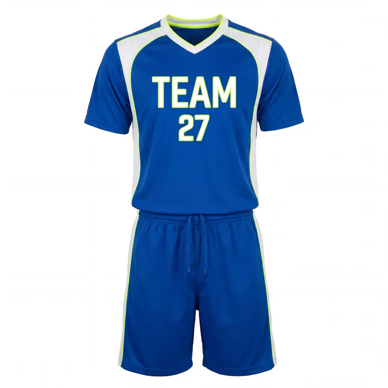 V-Neck Soccer Uniform Sets SC-003, front view