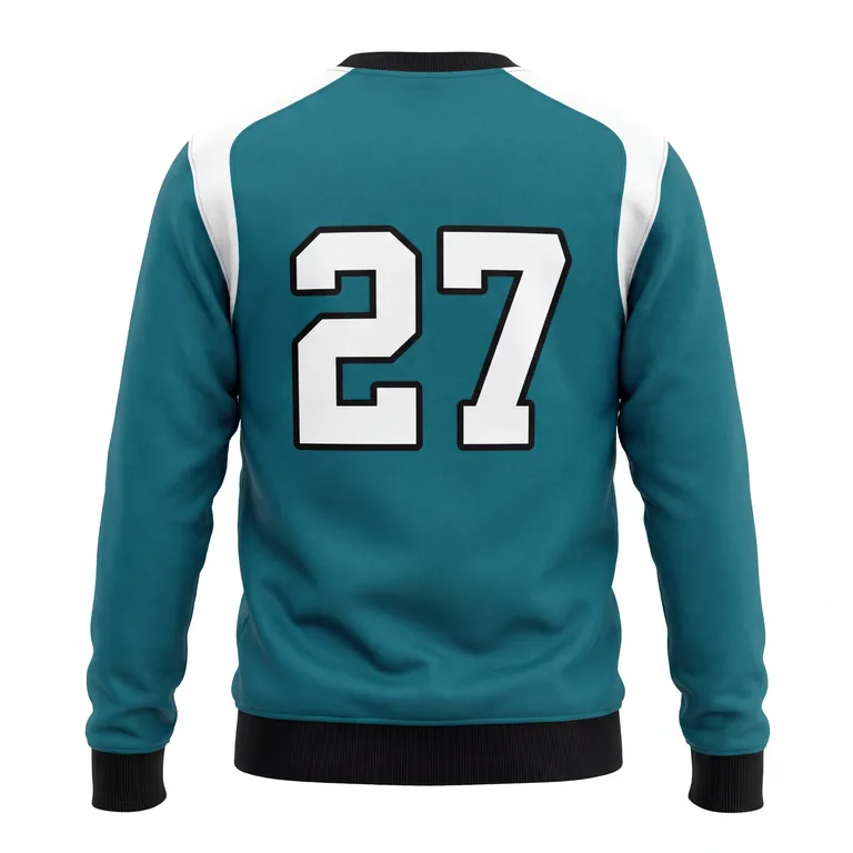 Softball Sweatshirts SB-018, back view