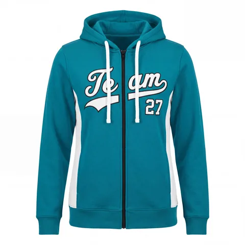 Softball Full-Zip Hoodies SB-016, front view