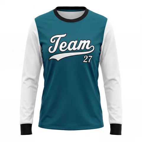 Long-Sleeve Softball Jerseys SB-011, front view