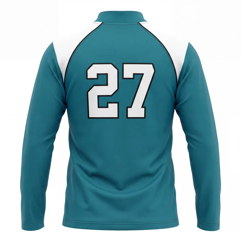 Softball Quarter-Zips SB-017, back view