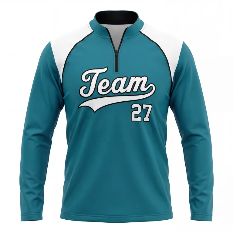 Softball Quarter-Zips SB-017, front view