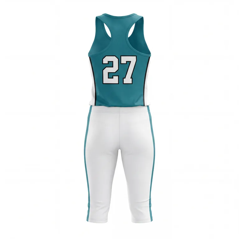 Racerback Softball Jersey Sets SB-006, back view