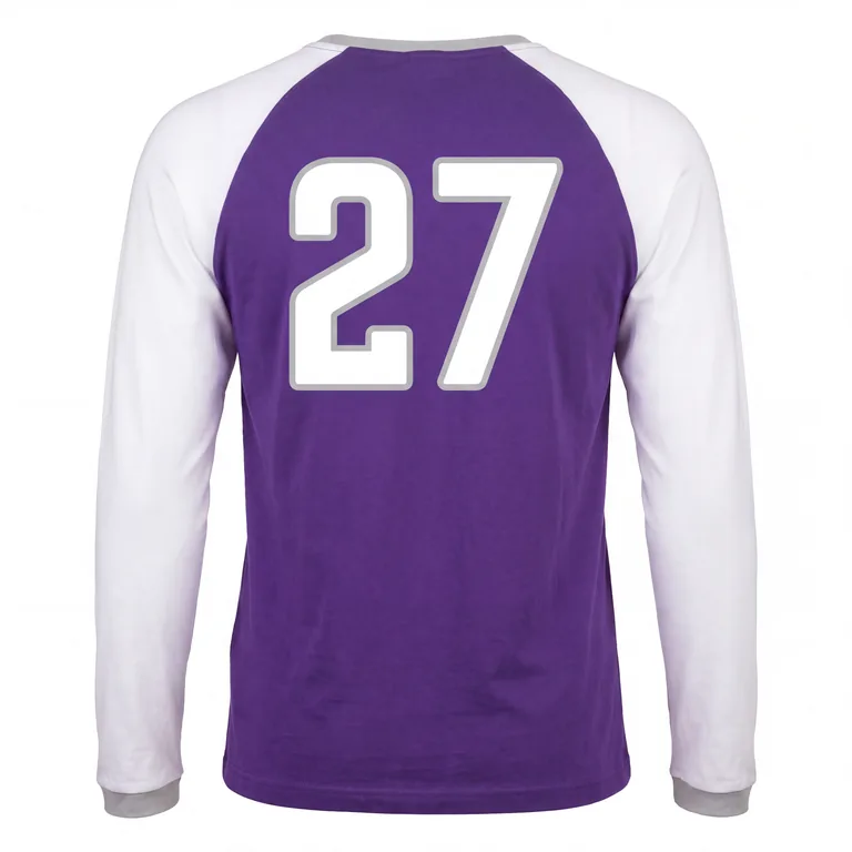Volleyball Long-Sleeve Shirts VB-019, back view