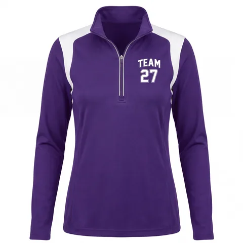 Volleyball Quarter-Zip VB-015, front view